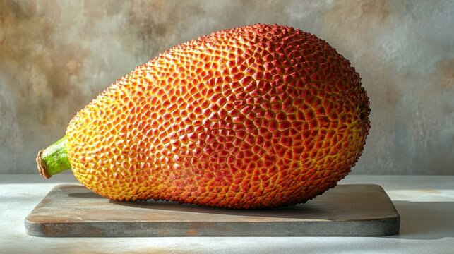 Ripe fruit with a bumpy, reddish-yellow skin