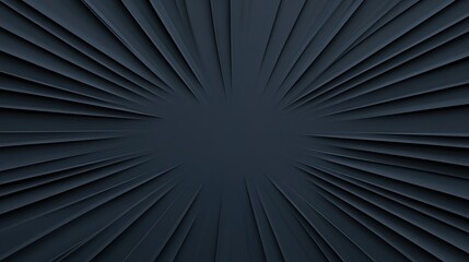 Obraz premium Dark geometric pattern with sharp, radiating lines converging towards the center, creating a dynamic, abstract visual effect.