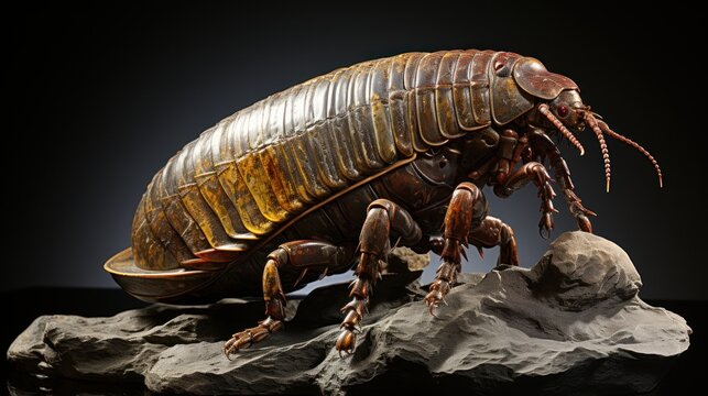 Giant Isopod: A Detailed Macro Photograph of a colossal crustacean.
