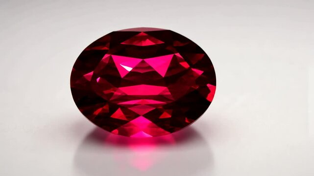 natural red crystal