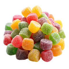 Delicious Colorful Gummy Candy: Assorted Fruit Flavors, Sweet Treats, Jelly Candy, Sugary Sweets