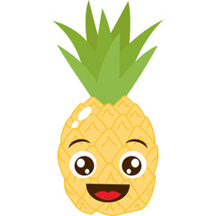 Kawaii Pineapple Fruit