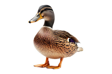 Fototapeta premium Duck isolated on transparent background 