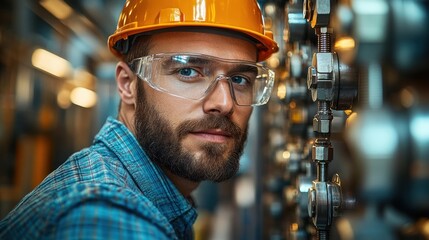 Portrait of a Confident Industrial Worker