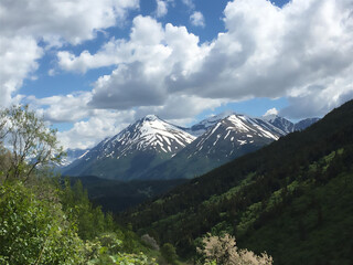  nature, sky, mountain