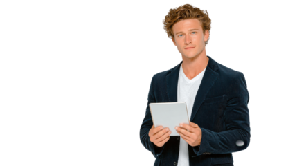 Engaging business professional studio environment portrait image modern setting direct view professionalism and confidence