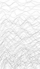 Abstract Wave Line Background &ndash; Minimalist Wireframe Flow Pattern for Tech & Design Projects