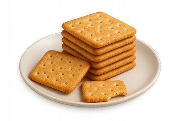 A plate featuring numerous cracks of various sizes and shapes, isolated on transparent background.