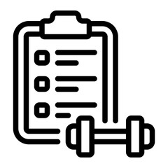 Workout Checklist Icon