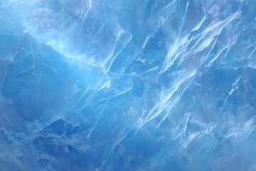 Obraz premium Abstract icy-blue texture with crystalline patterns.