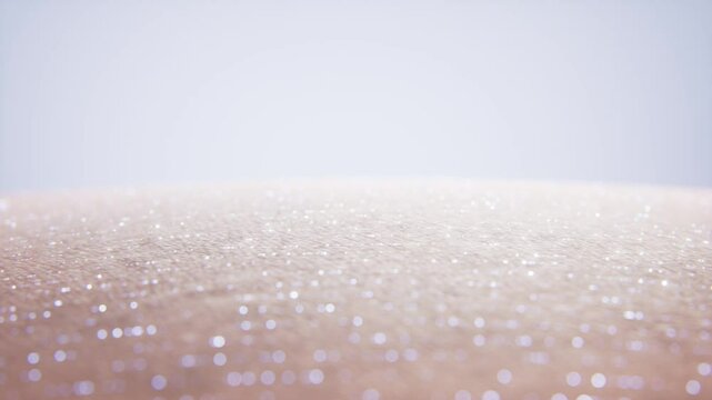 Essence drops absorbed on skin, deep cell melanin disappears, cells rejuvenate, facial spots and wrinkles disappear, anti-aging, laser beauty, concept skin care beauty. Cosmetic ads, 3D animation.