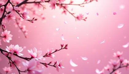 Fototapeta premium A pink tree with pink flowers and pink leaves