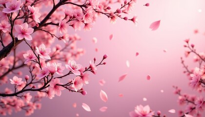 A pink tree with pink flowers and pink leaves