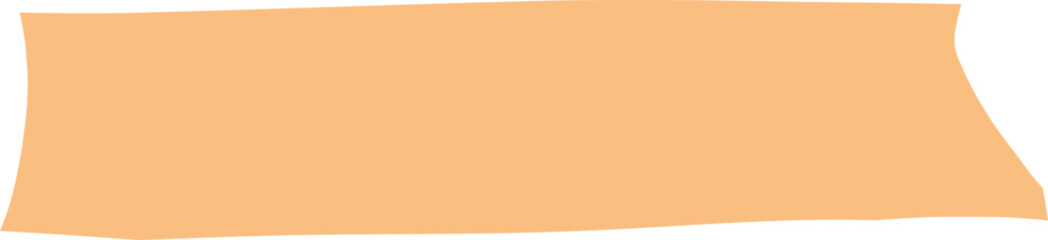 Blank light brown paper banner background