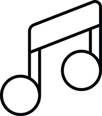 Music icon vector
