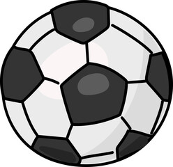 Soccer ball cartoon sport vector illustration