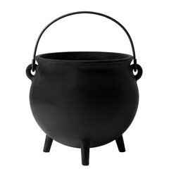 Witch cauldron isolated background