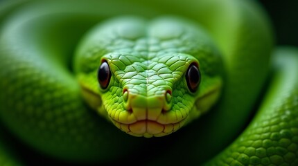 Fototapeta premium Close-up of Snake Head.