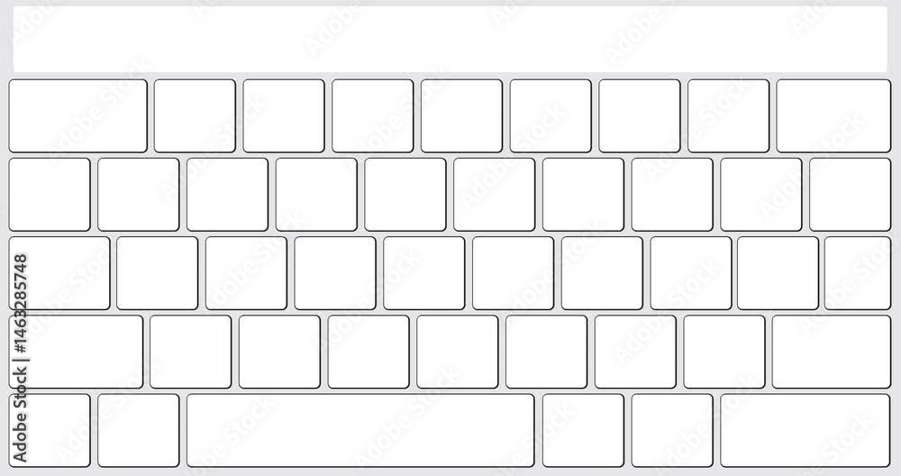 Poster writing the word class of 2025 on white computer keyboard. close-up of an electronic computer device
