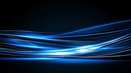 Abstract blue light waves (2)