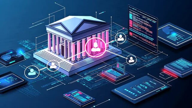 Digital banking system with user authentication and connected devices