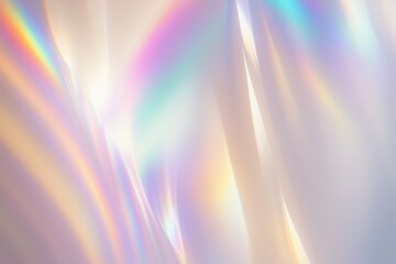 虹色の光が差し込む抽象的な背景テクスチャ