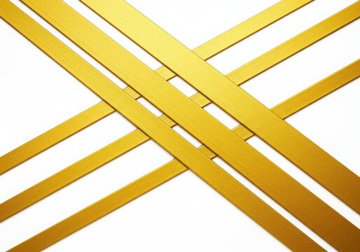 Golden strips overlapping pattern view