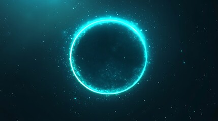 Abstract circle glow
