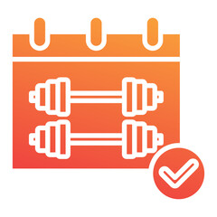 Fitness Schedule Icon