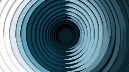 Abstract swirling blue circles, depth effect, background design, website header