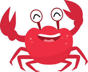 Cute Crab Illustration