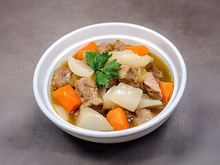 Hearty Beef Stew with Radish and Carrots