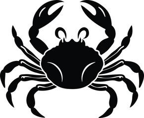 crab isolated on white background