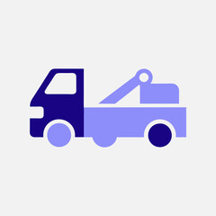 toy truck isolated on white