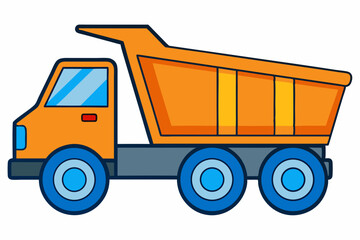 Fototapeta premium truck with trailer