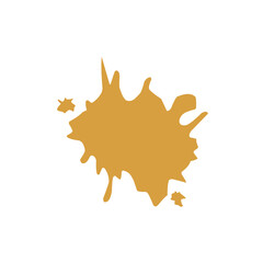 splashes of coffee stains