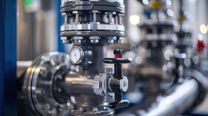 Fototapeta premium Industrial Piping System