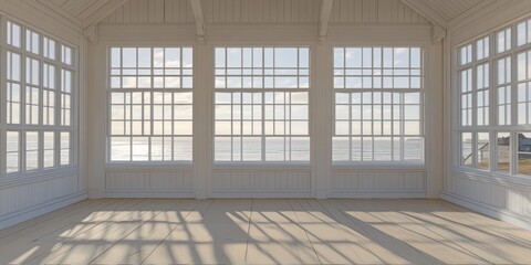 Obraz premium Coastal Seaside Pavilion