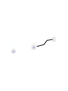 phenylpiracetam molecule, structural chemical formula, ball-and-stick model, isolated image cns stimulant