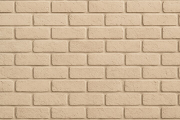Fototapeta premium Beige Brick Wall Texture Background – Realistic Masonry Surface for Architecture, Interior, or Design Mockups