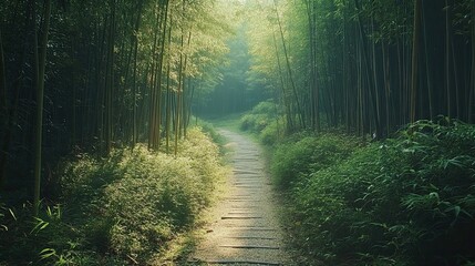 Obraz premium path in the forest