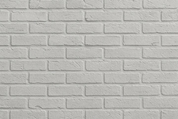 Obraz premium Light Gray Brick Wall Texture Background – Realistic Soft-Tone Masonry Surface for Design, Interior, or Architecture