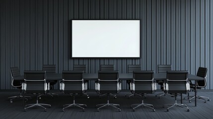 Modern Office with Elegant Interior and Artwork