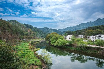 Fototapeta premium mountain lake in the summer