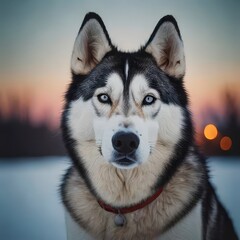 Obraz premium siberian husky dog