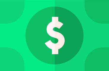 money (2) illustration on a white background     