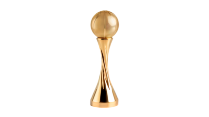 Golden Basketball Trophy Award Winning Prize,