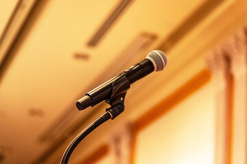 イベント会場のマイク