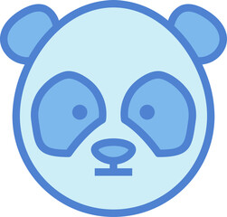 panda illustration on a white background      © Loopystudio