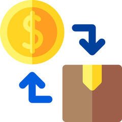 purchasing illustration on a white background     